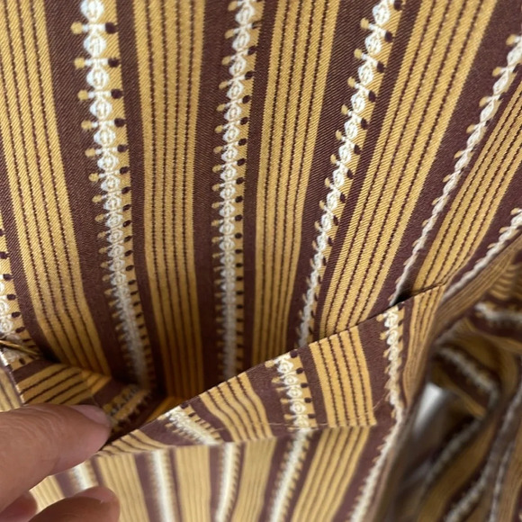 RARE Prana Long sleeve button down collared brown shirt size large old logo - Picture 11 of 17